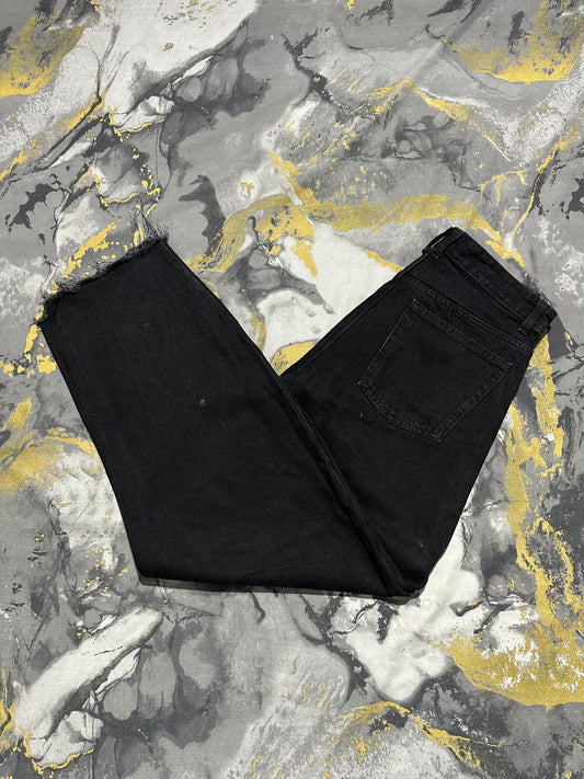 ZARA Jet BLack Baggy Jeans
