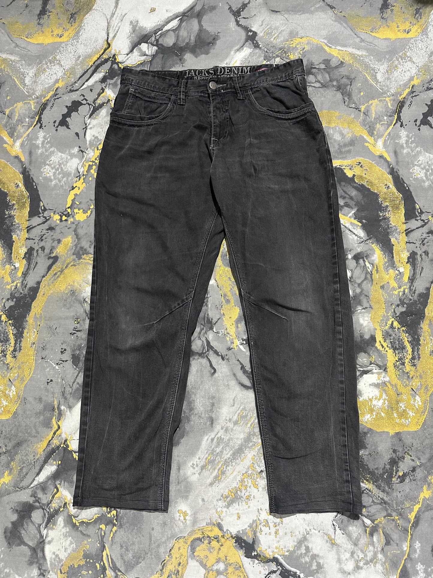 Jack Denims Black Baggy Fit Jeans