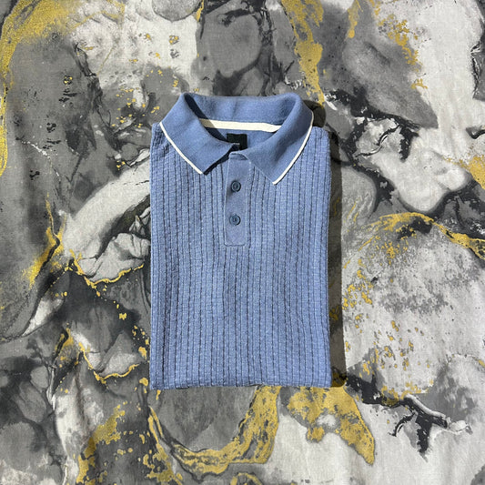 River Island Patterned Knit Polo