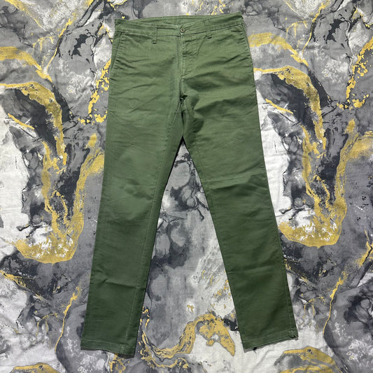 Carhartt Dark Green Cotton Pants