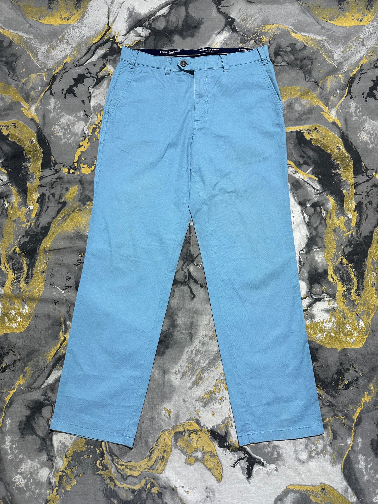 Premium Luxury Cotton Ice Blue Pants