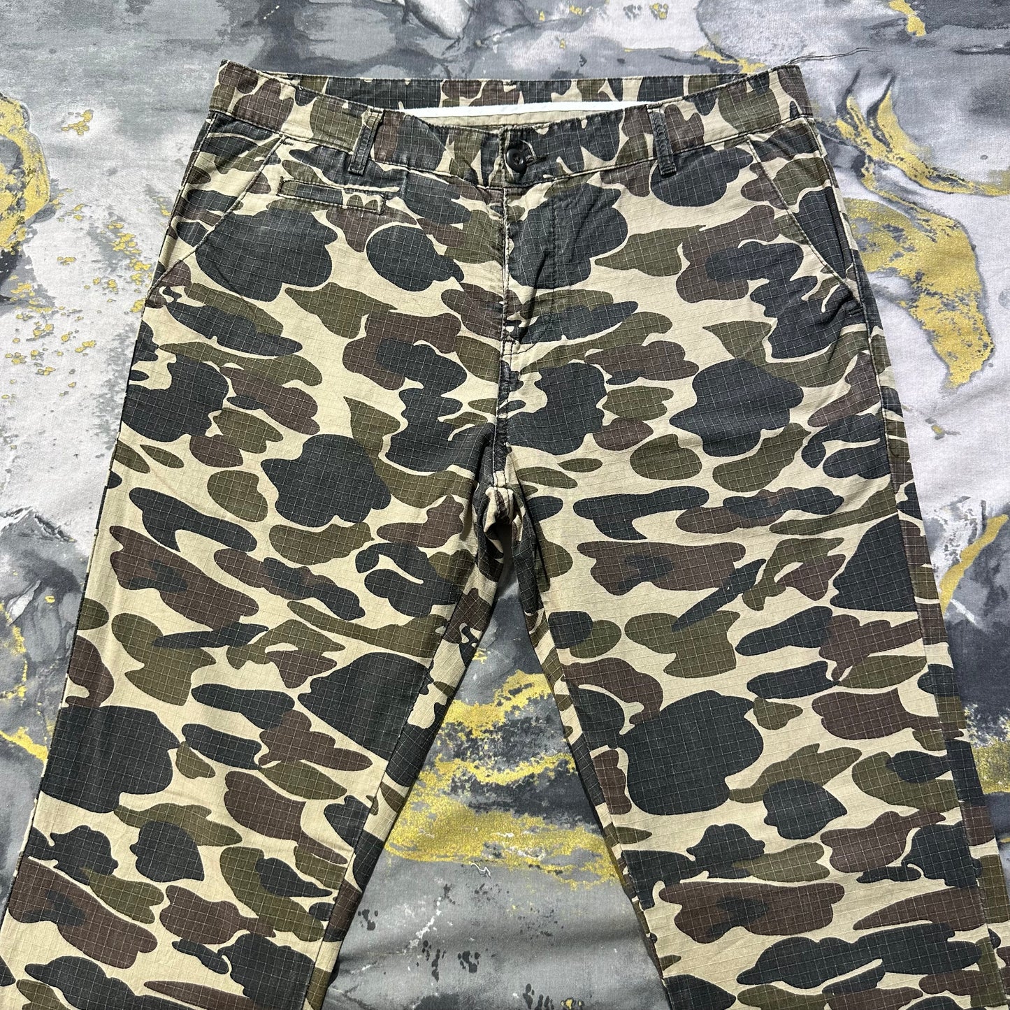 Carhartt Camo Print Terry Cotton Jeans