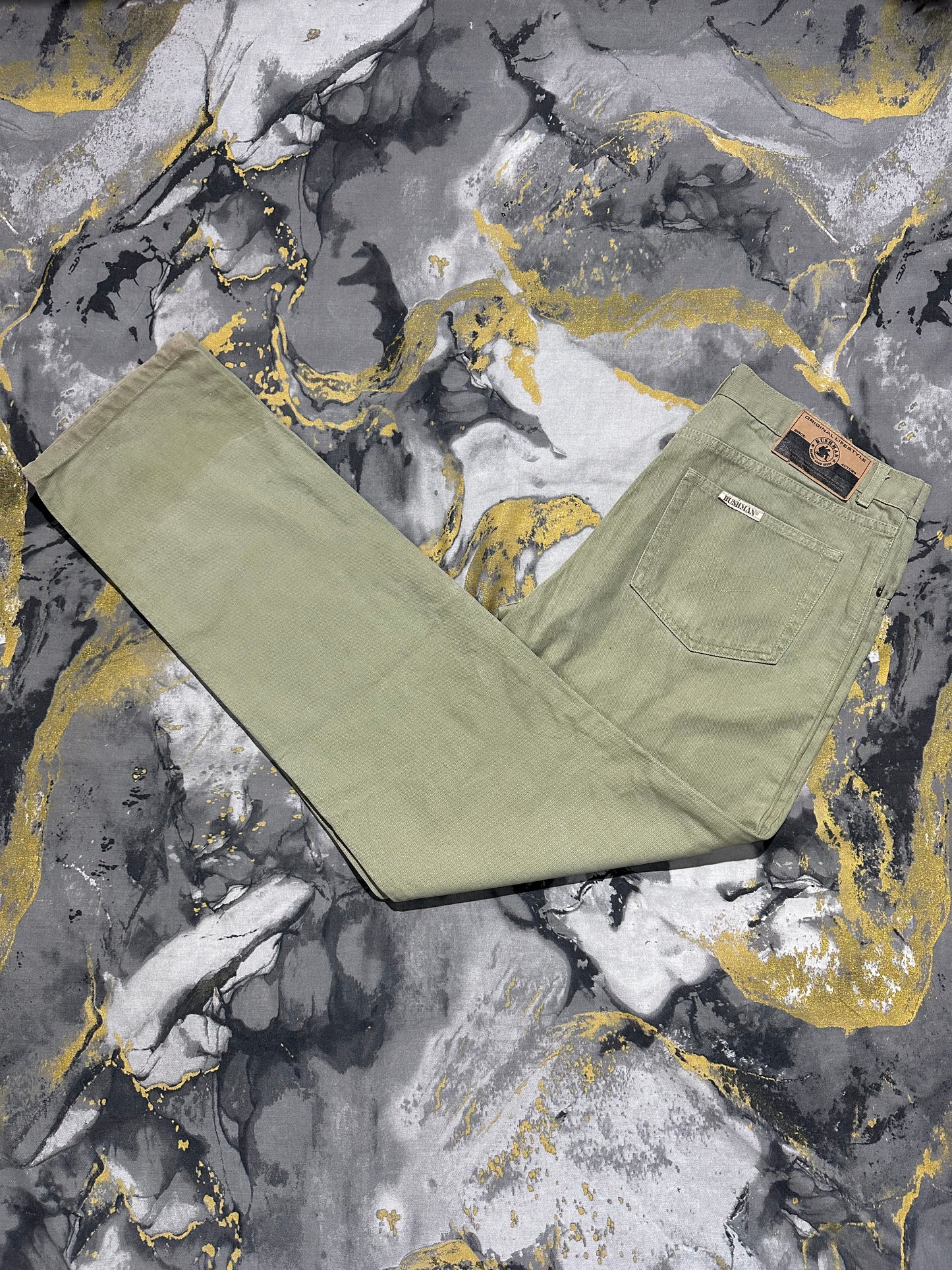 Bushman Olive Green Denim
