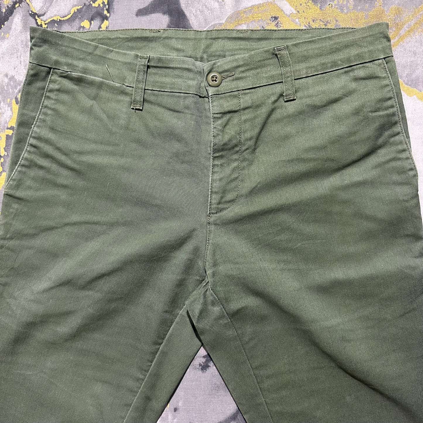 Carhartt Dark Green Cotton Pants