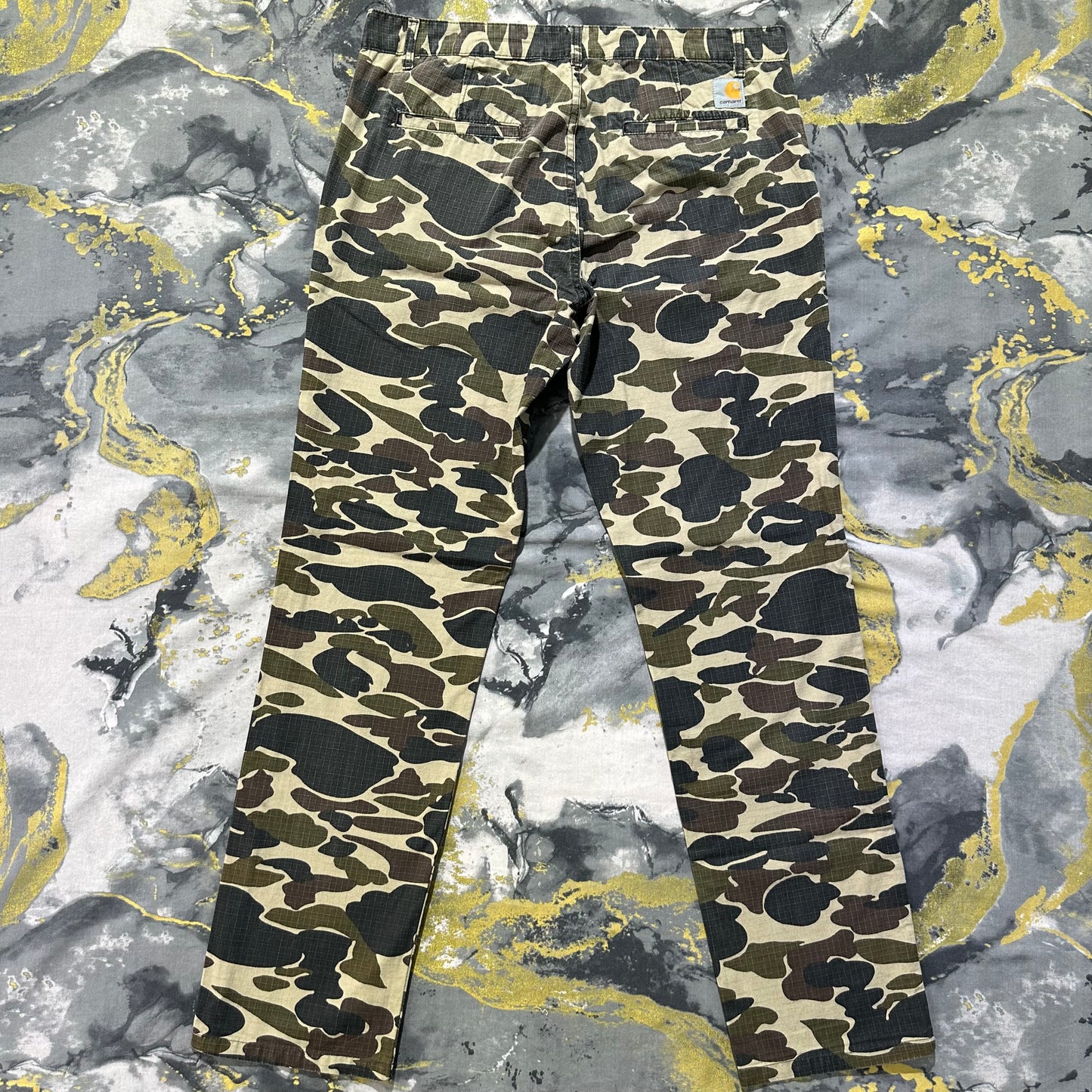 Carhartt Camo Print Terry Cotton Jeans