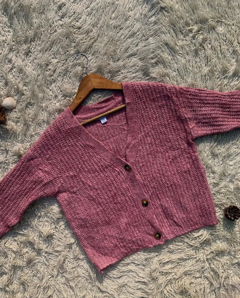 Pink Cardigan