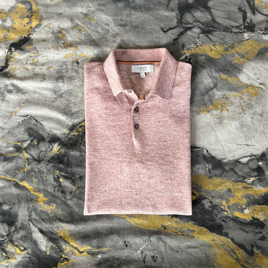 Pink Soft Luxury Cotton Knitted Polo