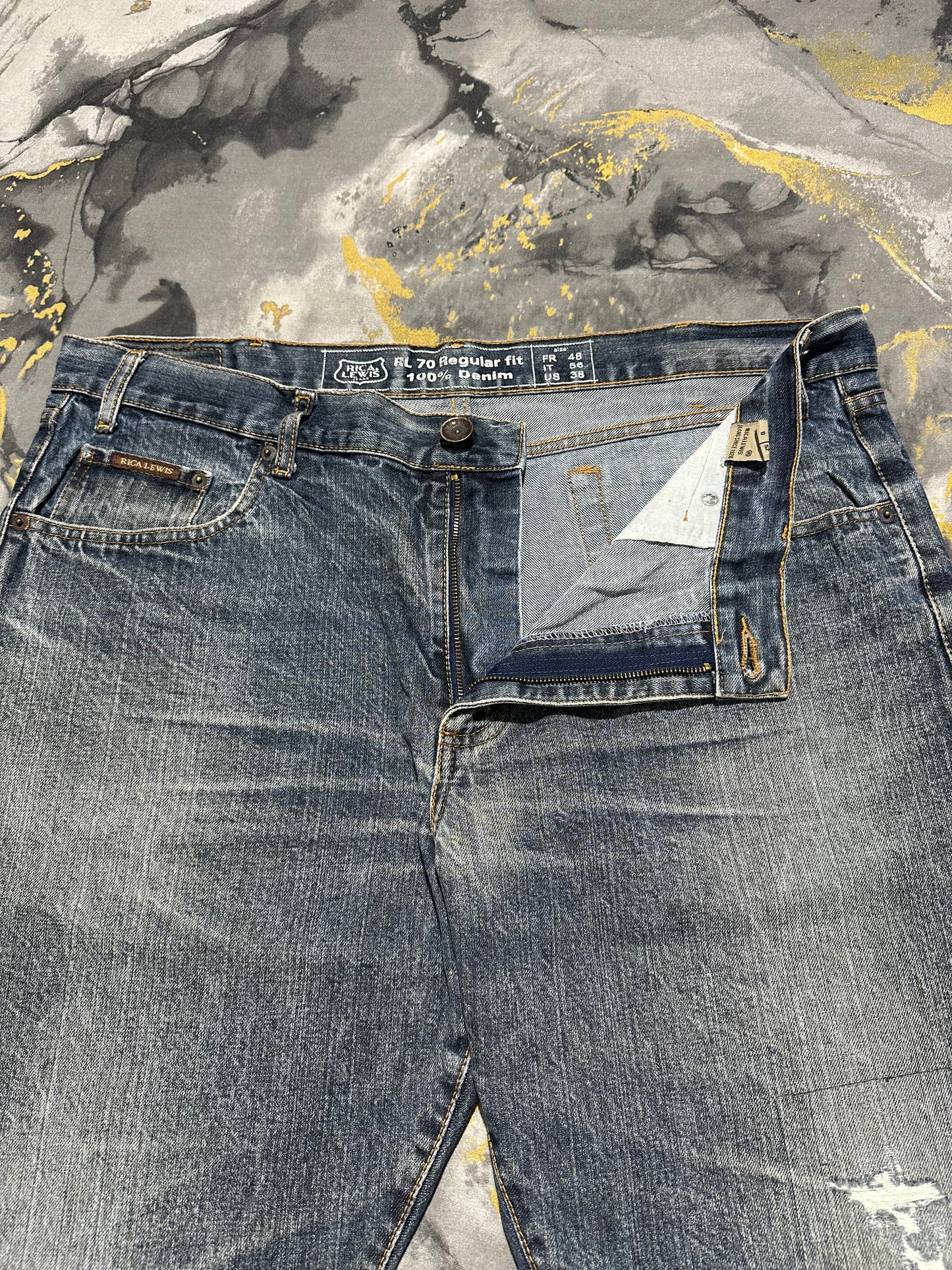 Rica Lewis Blue Black Denim
