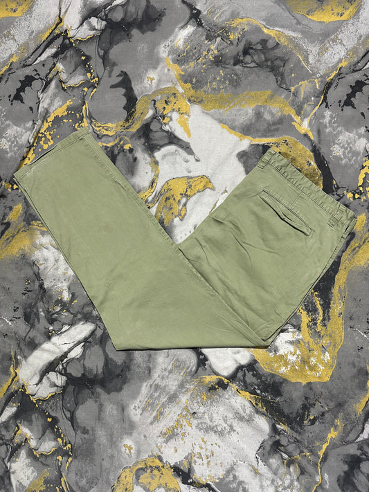 Kiabi Sage Green Cotton Pants