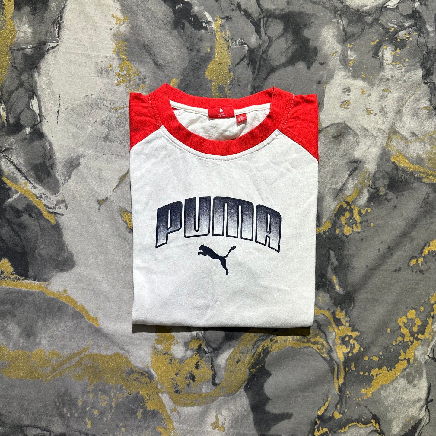 Puma Full Sleeves Cotton Crew Neck Tee Shirt