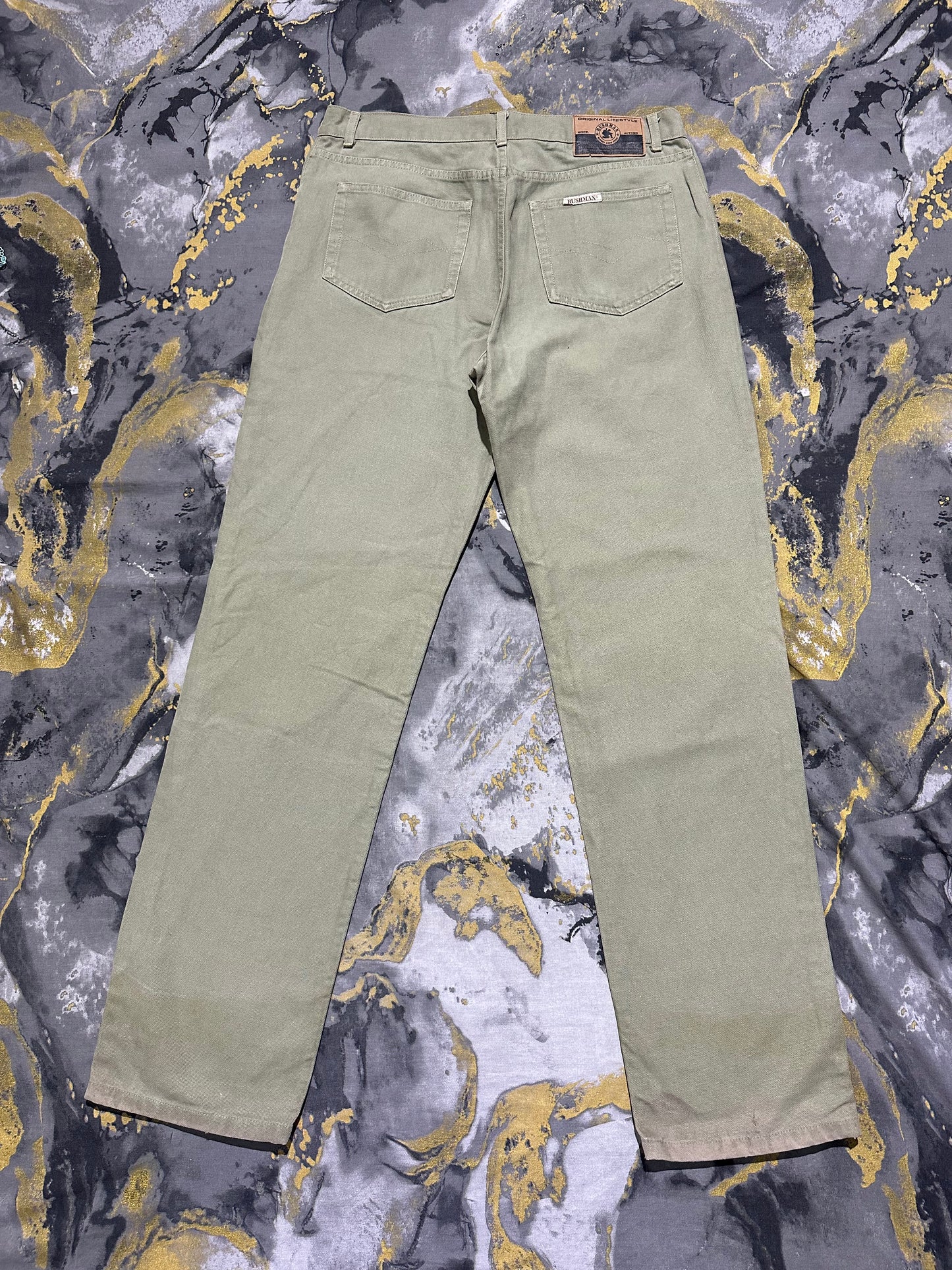 Bushman Olive Green Denim