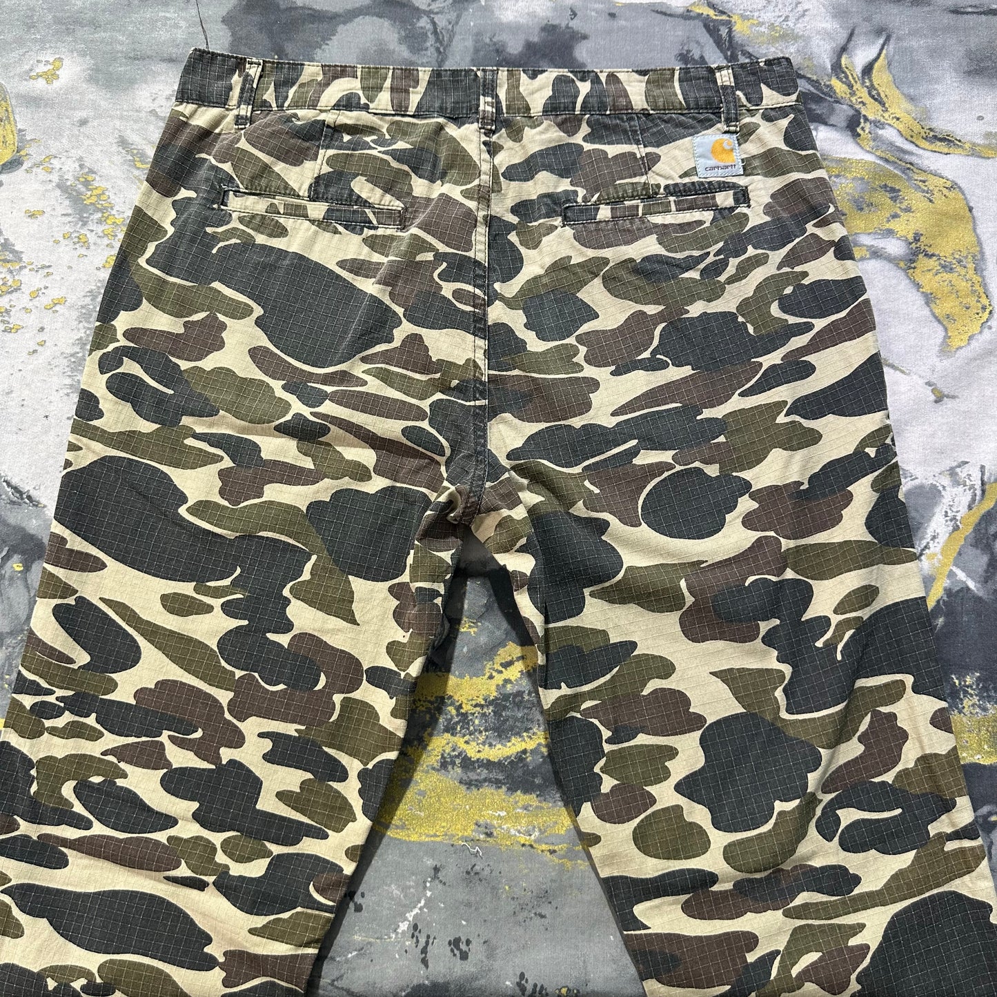 Carhartt Camo Print Terry Cotton Jeans