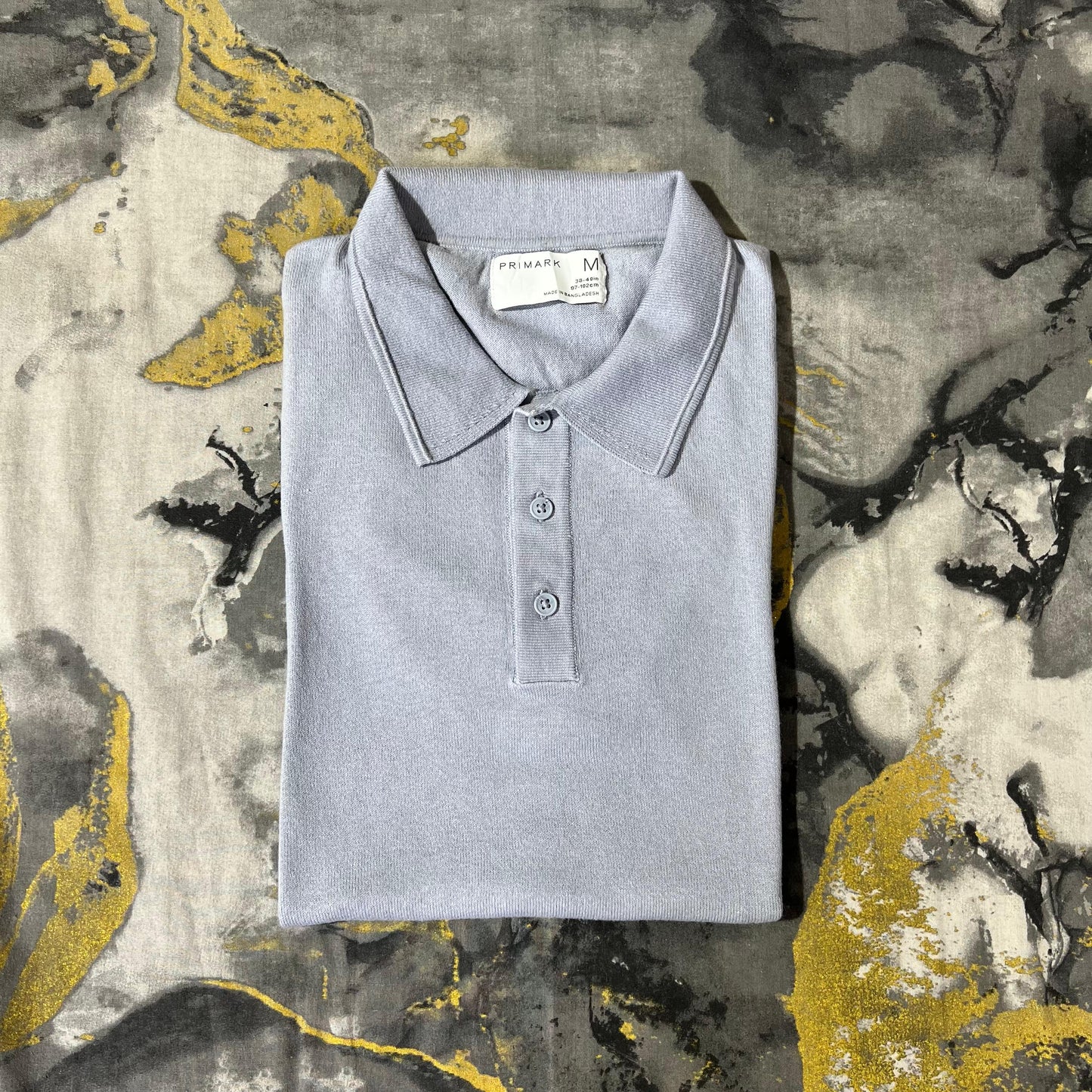 Two Toned Soft Cotton Half Sleeves Knitted Polo