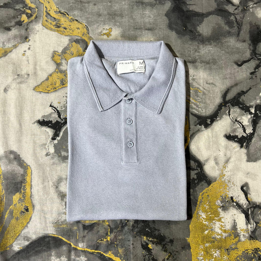 Two Toned Soft Cotton Half Sleeves Knitted Polo