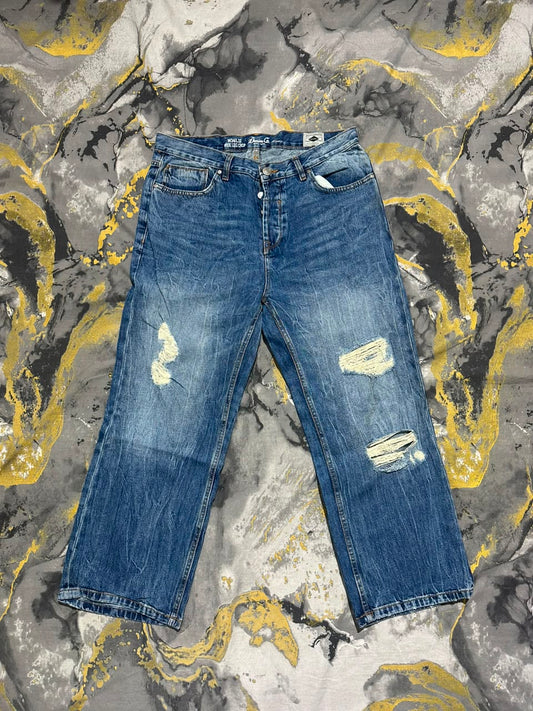 Blue Baggy Fit