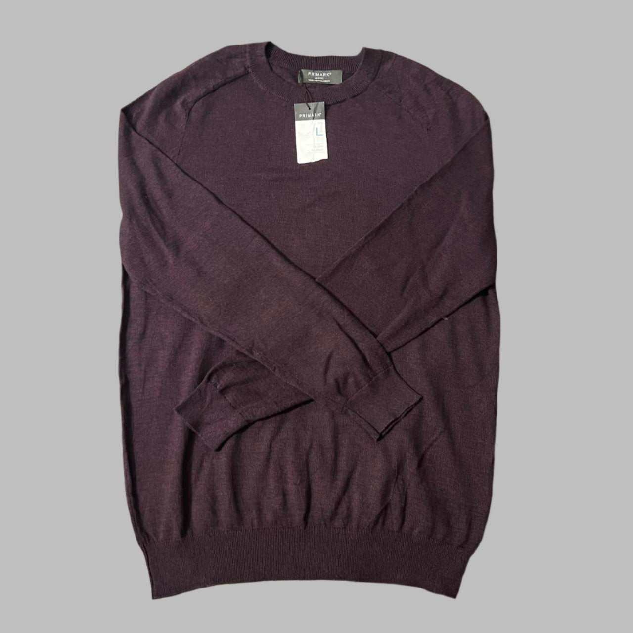 Large Purple Fine Cotton Sweater