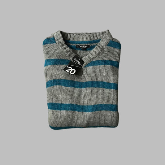 Small V-Neck Knitted Sweater