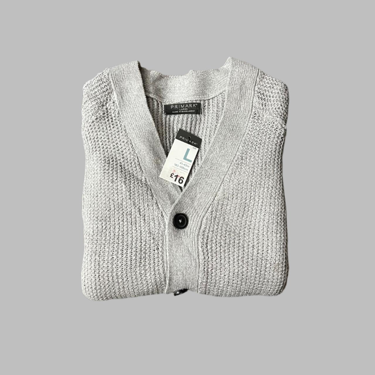 Large Buttoned Down Cardigan