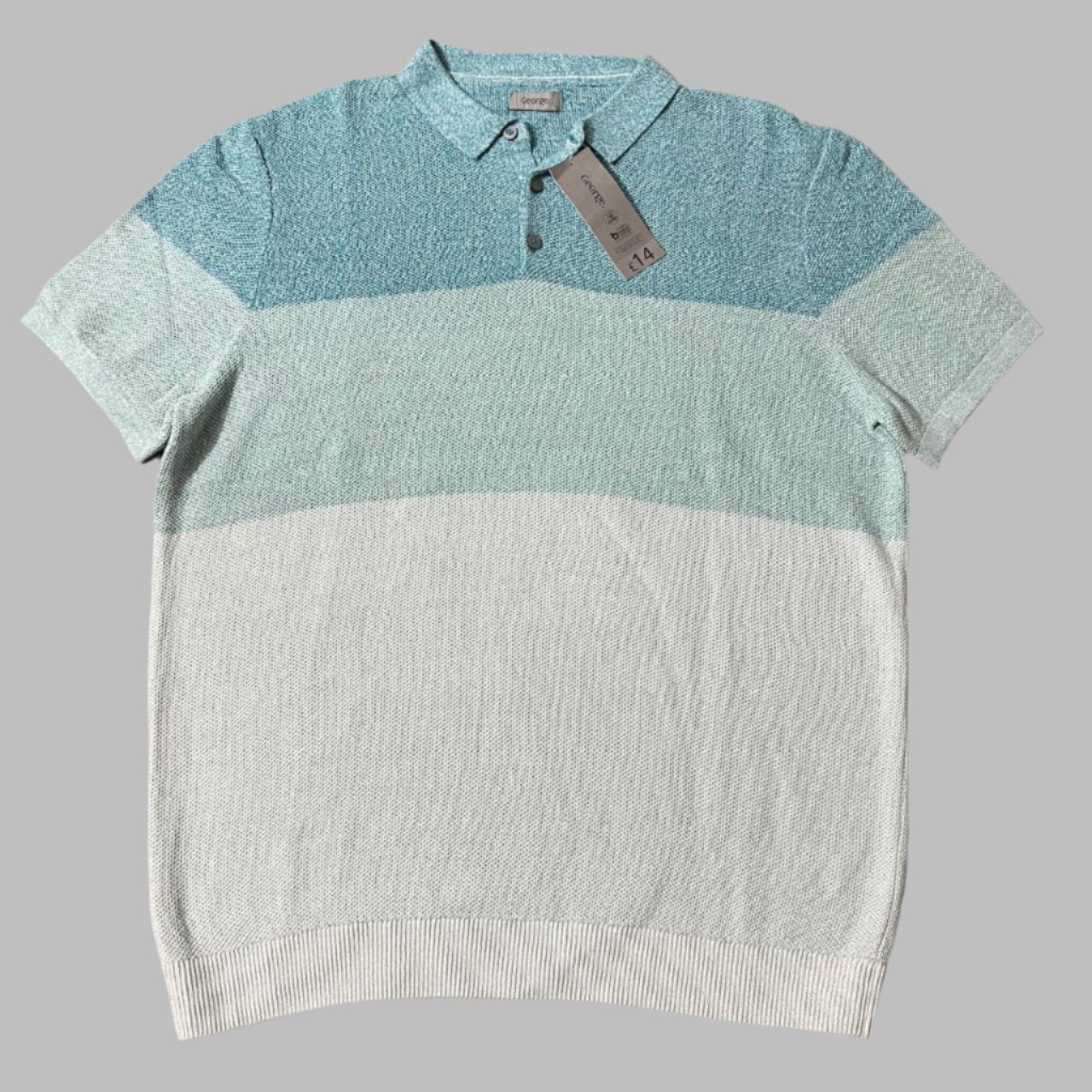 Light Blue Color Half Sleeves Knit Polo