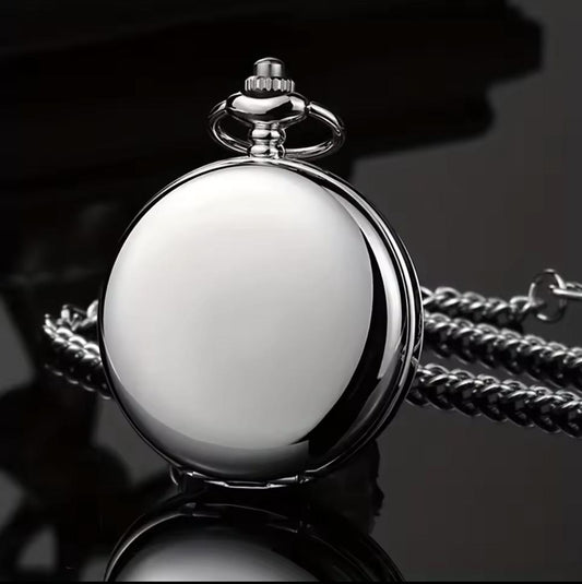 Silver Plain Pocket Watch