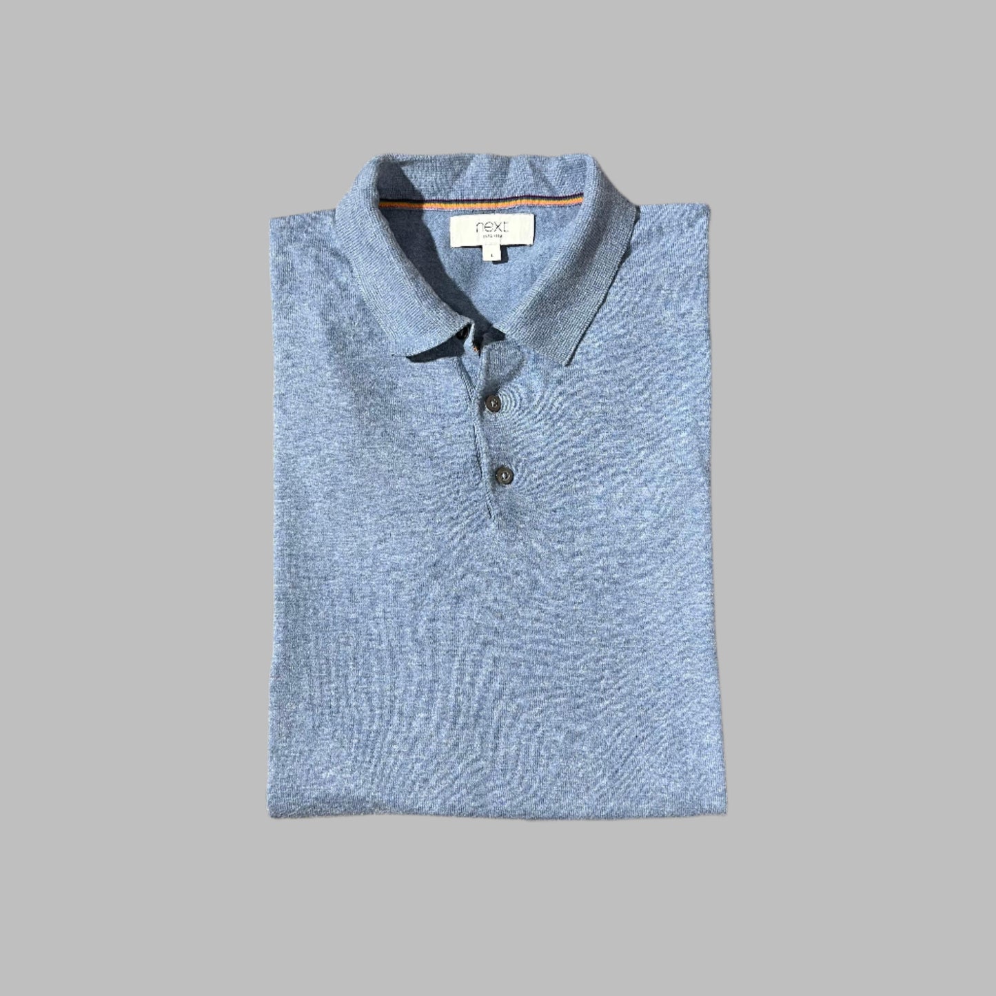 Blue Soft Cotton Rich Polo