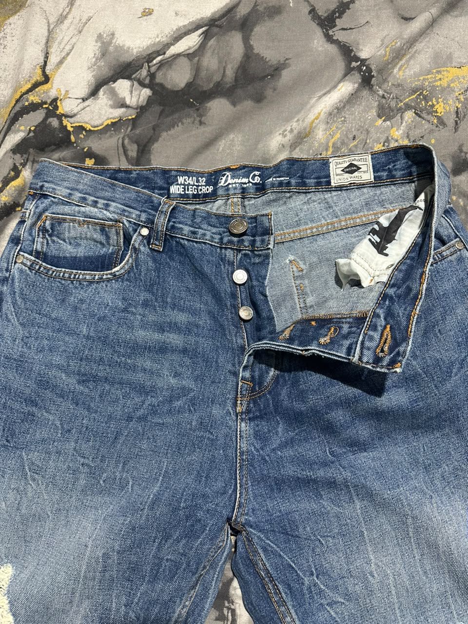 Blue Baggy Fit