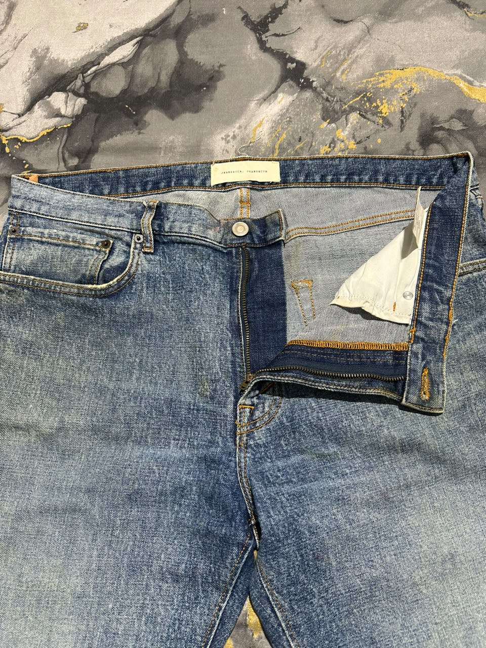 Blue Washed Jeans