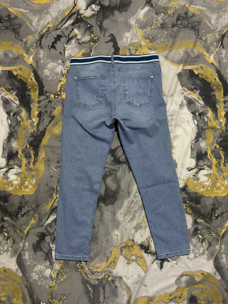 Slim Fit Terry Cotton Jeans