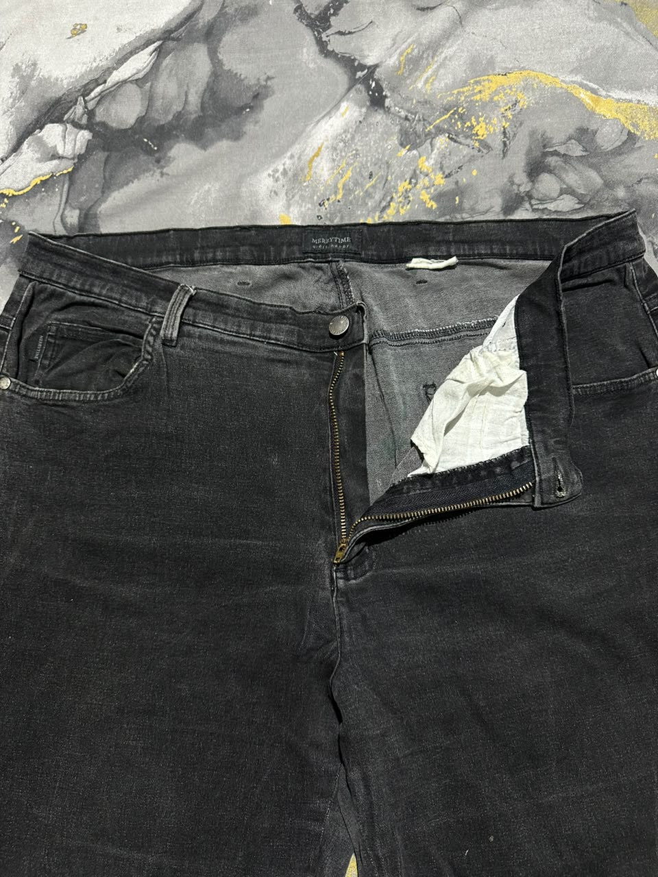 Black Jeans Baggy Straight