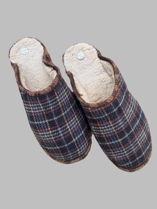 Multi Color Fur Slip ons